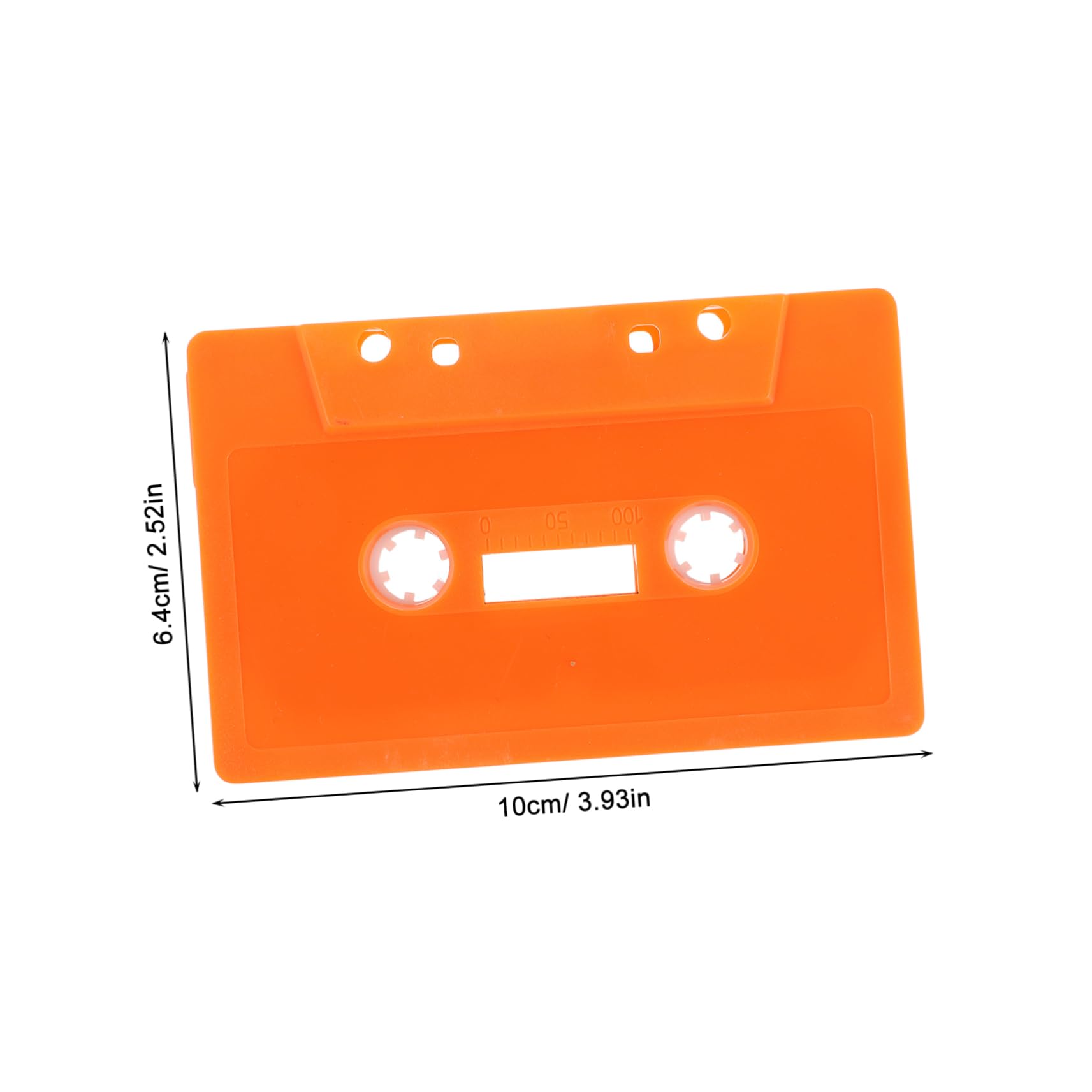 HEMOTON Leere Retro Kassetten Selbstgemacht Bunte Audiokassetten für Aufnahme Wanddekoration Vintage Kassette ohne Band Kreative Partygastgeschenke 4 Stück (orange Rosa Hellgrün Blau