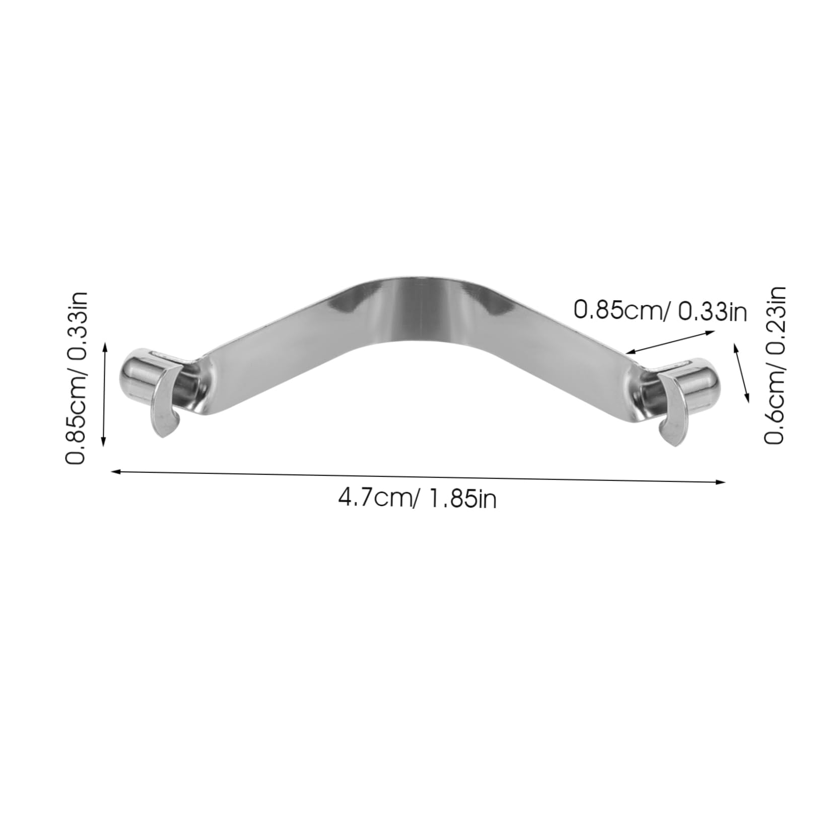 BUTIFULSIC 10pcs Shrapnel Buckle Tent Pole Spring Clips Umbrella Spring Snaps Umbrella Spring Clip Snap Clips Tent Pole Push Button Spring Clips Snap Spring Clips Umbrella Repair Silver Steel