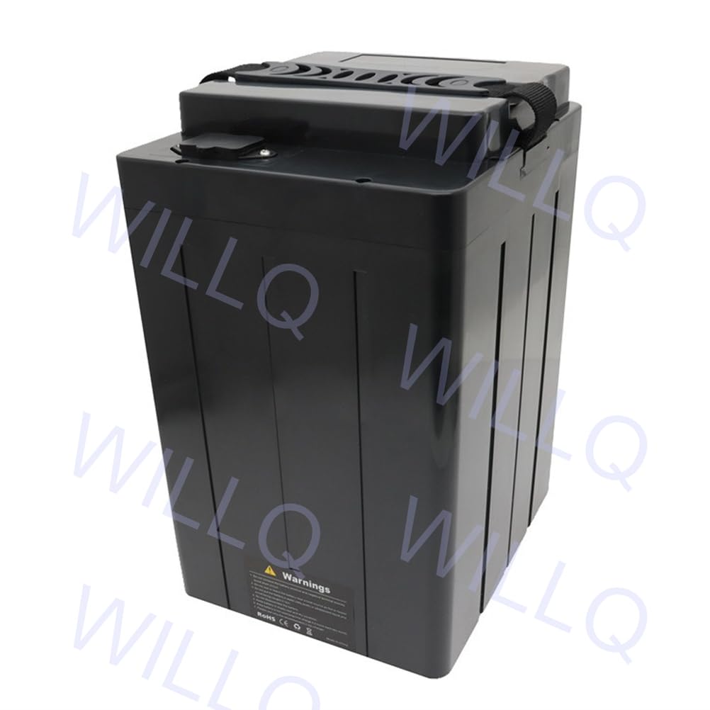 48V 60V 72V Ersatz-Motorradbatterie 18Ah 20Ah 22Ah 22,5Ah 24Ah 25Ah 28Ah 30Ah 40Ah 50Ah Lithium-Batterie für 0-2500W Moped-Scooter-Motor-Kit mit Lenker,60v40ah