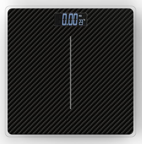 Image of The Cube Club Precisionfit Digital Weighing Scale Body Fat Analyzer And Fitness Body Composition Monitor Weight Machine (Carbon Fibre, Weight Capacity- 180Kg, 2.5 Year Warranty),Multicolor