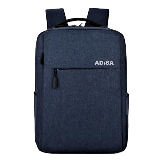 ADISA Large laptop backpack office bag college travel back pack with USB