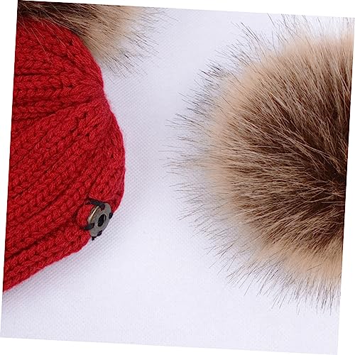 Boys and Girls Knitted Hat Warm Beanie for Years Cozy Autumn Accessory Black Stylish Boy Girl Headwear3