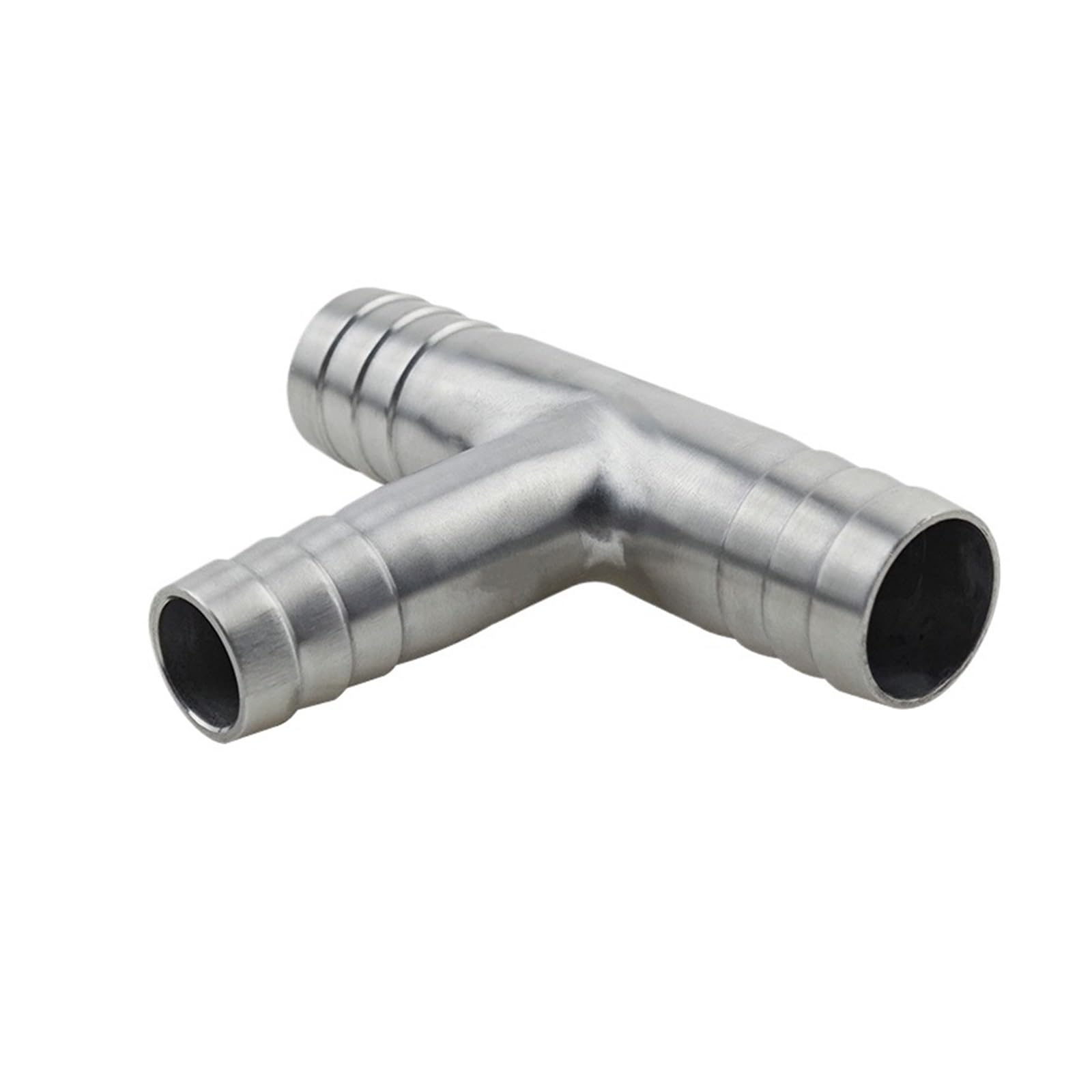 AARTERZZA Hose Barb Reducer Tee 3 Ways Splitter 16-8-16mm 304 Stainless Steel Hosetail Connector Coupler Fitting