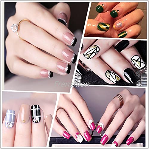 Upgraded 6Pcs 8ML Gel Liner Polish Kit Set mit Pinsel, 3D DIY Designs Lackierter UV Led Gel Nagellack, zum Malen… – Bild 3