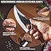 MDHAND Chef Knife - Hand Forged Butcher Knives with Sheath & Gift Box, High Carbon Steel Viking Knives, Meat Cutting Knife for Kitchen, Japanese Chef Knives for Camping, Outdoor, BBQ, Gifts for Men