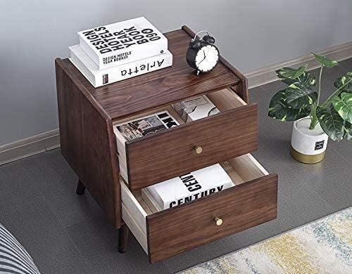 Table de chevet en bois de style minimaliste scandinave aux finitions soignées