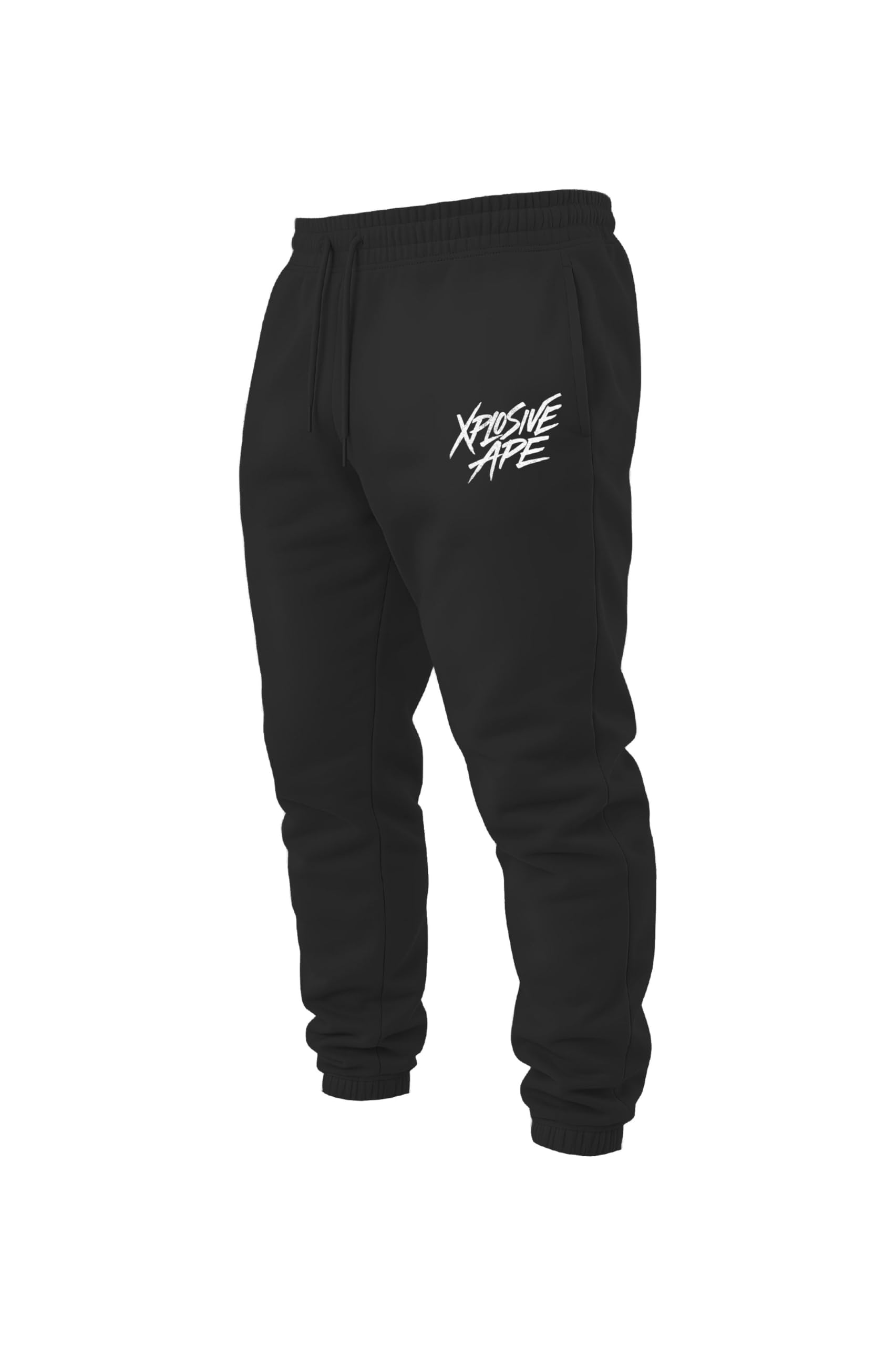 Xplosive Ape Unisex Black Xape Classic Brush Script Joggers - Xxl