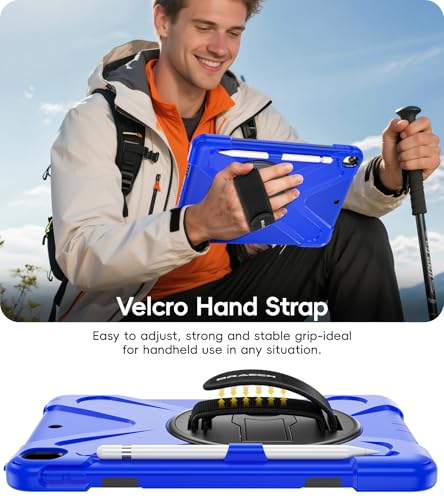 Étui iPad Pro 10.5 bleu anti-perte stylet avec coque de protection - 6