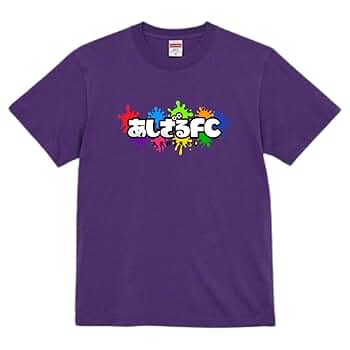 紫色の文字デザイン Tシャツ bambi_sp006tee-pu