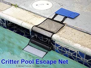 Critter Pool Escape Net-Animal Escape Ramp for Pools- Save Critters in Swimming Pool Device-Frog Pool Escape-Mice Rats Squirrels Possums Turtle Frogs Saver-Easy Setup Low Priced Animal Escape Device - coolthings.us