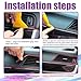 HEVLE Car Interior Trim Strips, Universal Car Gap Fillers, Car Electroplating Decoration Styling Door Dashboard Flexible Strip, Car Interior Accessories Including Installing Tool (Purple, 10M)