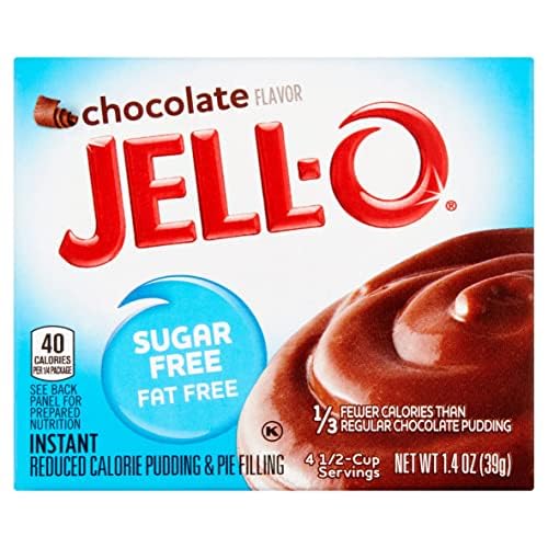 Miniatura 2 de Jell-O - Pastel de chocolate sin azúcar y pudín instantáneo de 1.3 onzas, paquete de 3 (3.9 onzas en total)