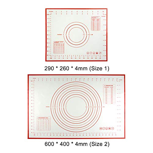 Decdeal Silicone Antiaderente Pastel Rolando Mat Reutilizável Amassar Engrossar Placa de Cozimento R