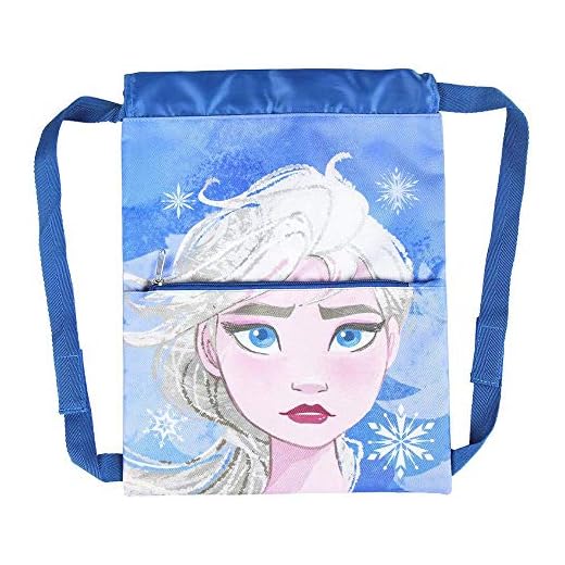 Cerdá, Saquito Guardería de Frozen 2-Licencia Oficial Disney Studios Unisex niños, Multicolor, 270X330MM