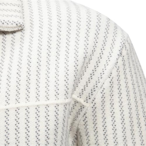 Cardigan Patchwork Casual Para Hombre miniatura 4