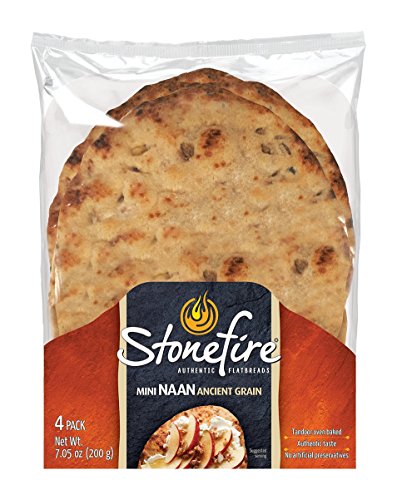 Stonefire Ancient Grain Mini Naan, 1.76 Oz, 4 Ct #TOP10