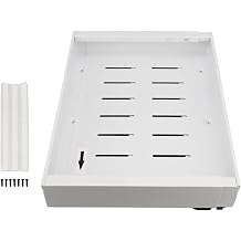 Pull Out Cabinet Organizer Adjustable Width Carbon Steel Slide Out Storage Drawer for Kitchen Pantry Bathroom Living Room Bedroom Closet