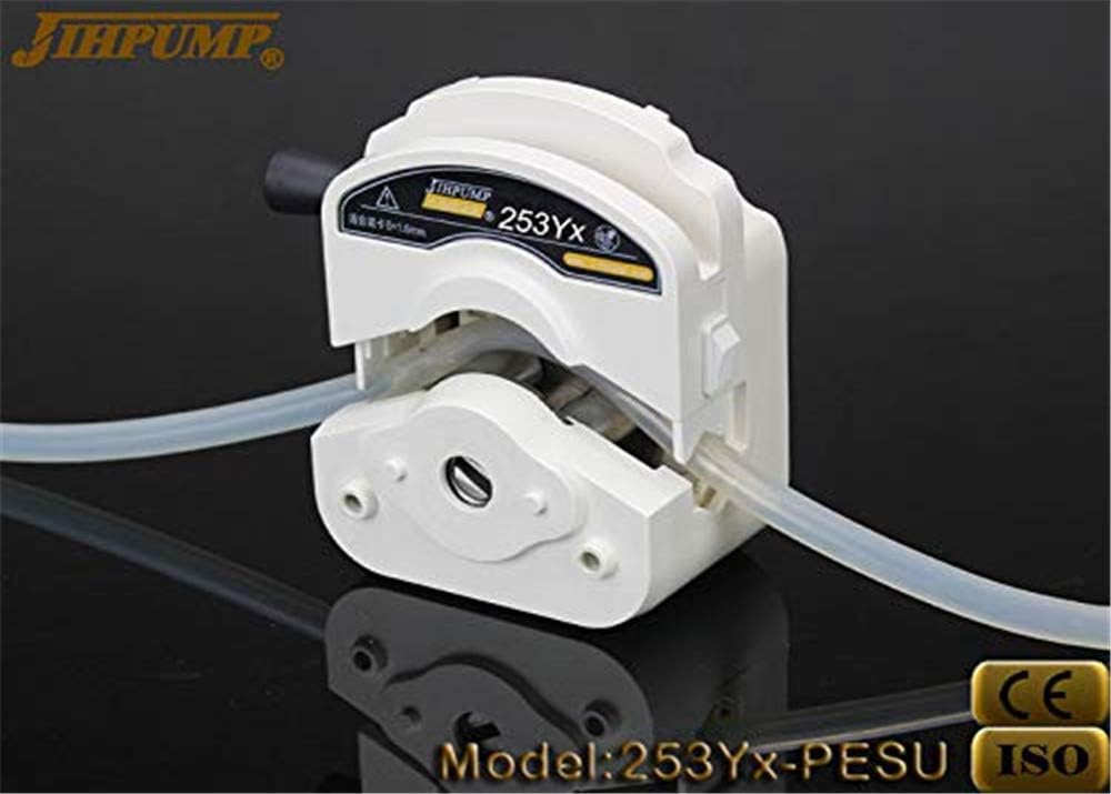 0-3000ml/min High Flow Peristaltic Pump with Stepper Motor 24v Low Noise, Easy Mounting Quick Loading Tube, Programmable Arduino/PLC/Raspberry Pi