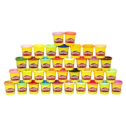 Play-Doh- Mega Pack De 36, Botes (Hasbro 36834F02)