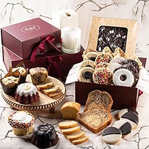 Dulcet Gift Baskets Deluxe 3 Tier Tower – Delightful Baked Delicacies & Treats for All Occasions & Celebrations – Women and Men