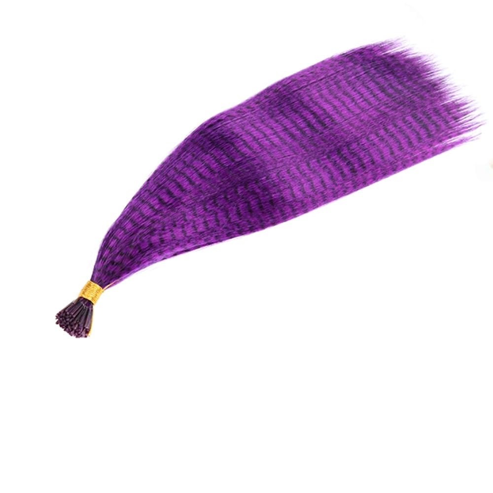 Estensione per capelli con piume 100 fili/pacco Estensioni dei capelli con piume sintetiche 16 pollici Estensioni dei capelli colorati Estensioni delle piume dei capelli colorati for le donne(4)