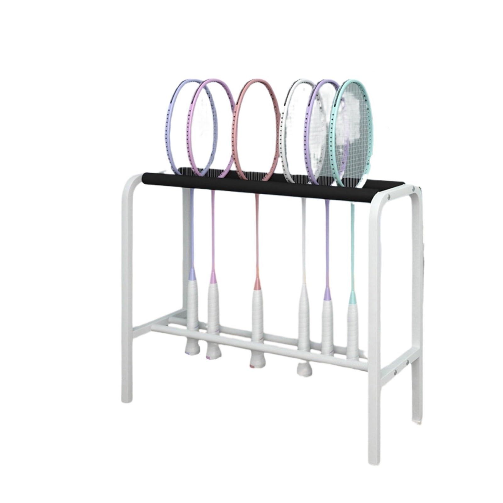 Supporto for Racchette da Badminton, espositore Stabile e Multiuso for Racchette da Tennis, Supporto for Racchette da Tennis in Piedi per Racchette da Tennis, Racchette da Tennis da Ta