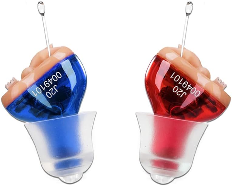 Hearing Amplifier to Aid,Hearing Aids for Seniors Adults Noise-Cancelling,Mini Sound Amplifier, Ear Sound Enhancer, Noise Reduction, Enhanced Speech, Feedback Cancellation(Pair)