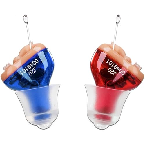 Hearing Amplifier to Aid,Hearing Aids for Seniors Adults Noise-Cancelling,Mini Sound Amplifier, Ear Sound Enhancer, Noise Reduction, Enhanced Speech, Feedback Cancellation(Pair)