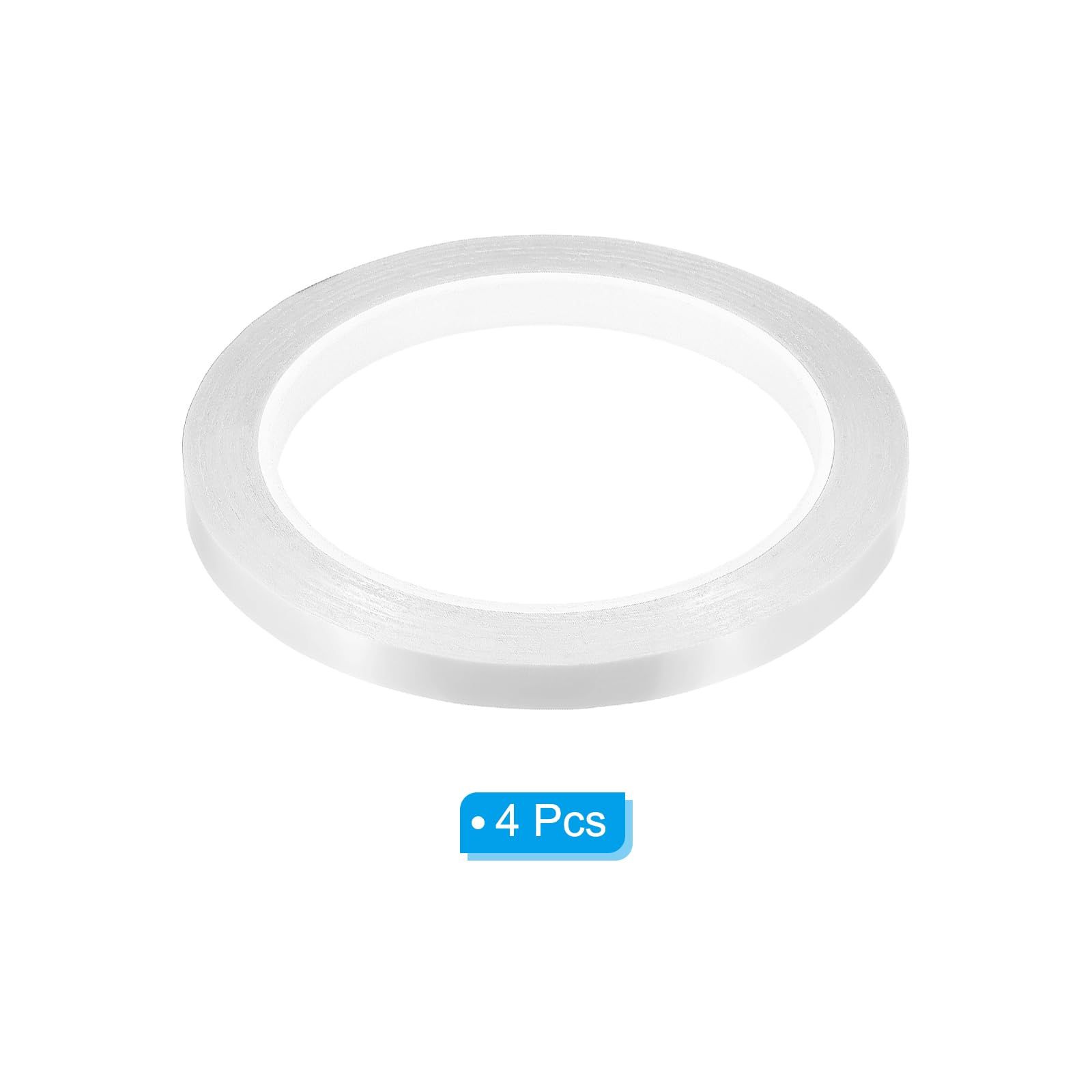 PATIKIL 5/16" Whiteboard Tape, 4 Pack Thin Dry Erase Tape for Graphic Chart Marking DIY Art White - Image 3