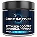 Teeth Whitening Activated Charcoal Powder - by CocoActives - Organic Coconut Charcoal, All Natural Teeth Whitener - Removes Stains, Fluoride Free, Non-GMO, Made in USA - Mint Flavor