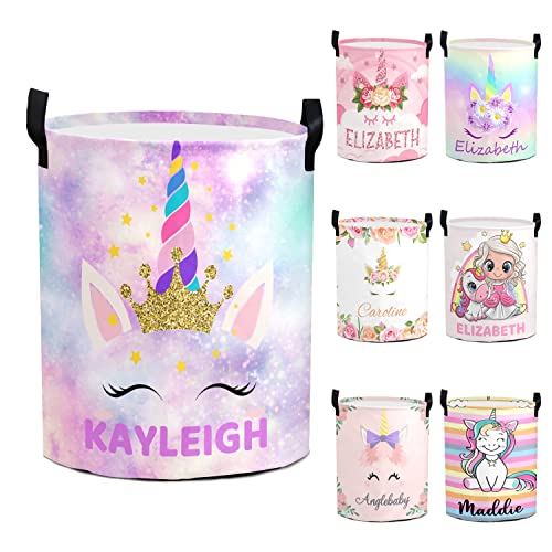 Panier à Linge Pliable Licorne étanche - Grand Format (40x50cm), Rangement Jouets, Vêtements, Chambre Enfant - 12