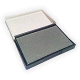 Tamaño Almohadilla: 88x57mm Shiny S-2HF-W/O Almohadilla con esponja de alta densidad SIN TINTA para sellos de goma.