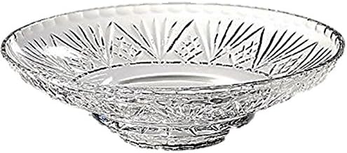 Swartons 24% Lead Crystal Bowl Large Crystal Fruit Bowl Centerpiece Bowl