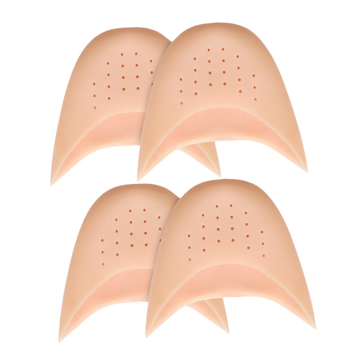 BEBEMOKO 4pcs Toe Protectors Durable and Comfortable Toe Pouches for High Heels Ballet Shoes Versatile Fit Covers from Friction Calluses Easy to Clean