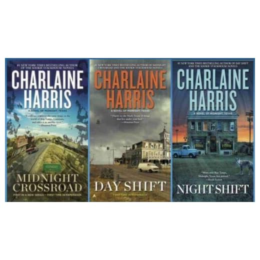 Charlaine Harris' 3-book set NOVELS OF MIDNIGHT, TX series -- Midnight Crossroad / Day Shift / Night Shift
