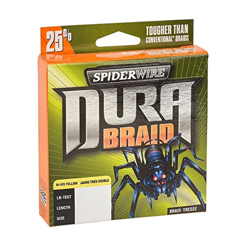 SpiderWire Braid 15lb DuraBraid, 300yd | 274m Fishing Line, Hi-Vis Yellow, 1 ct. by Spiderwire - Image 7