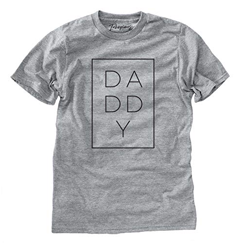Inkopious Daddy Boxed T-Shirt Unisex Crewneck Large Grey