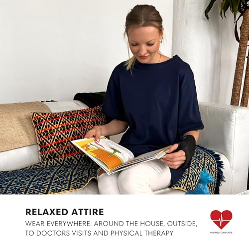 Inspired Comforts Unisex Right Shoulder & Side Access Post Surgery & Rehab Snap Shirt4