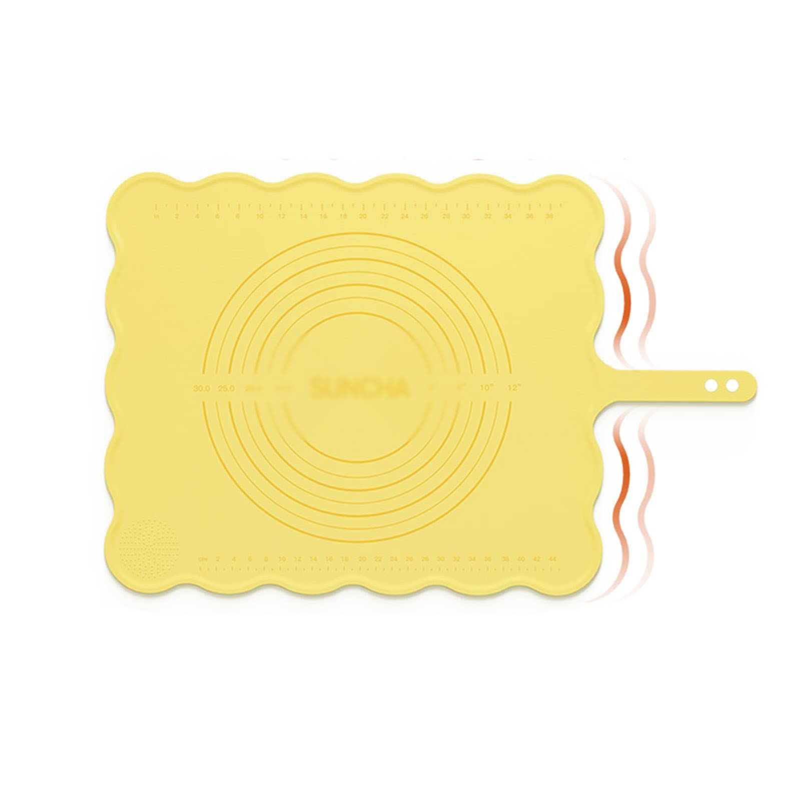 Alfombrilla de silicona for repostería, alfombrilla for hornear con medida, alfombrilla for amasar, revestimiento for horno, for alfombrilla de mostrador, alfombrilla for fondant, se puede montar en l