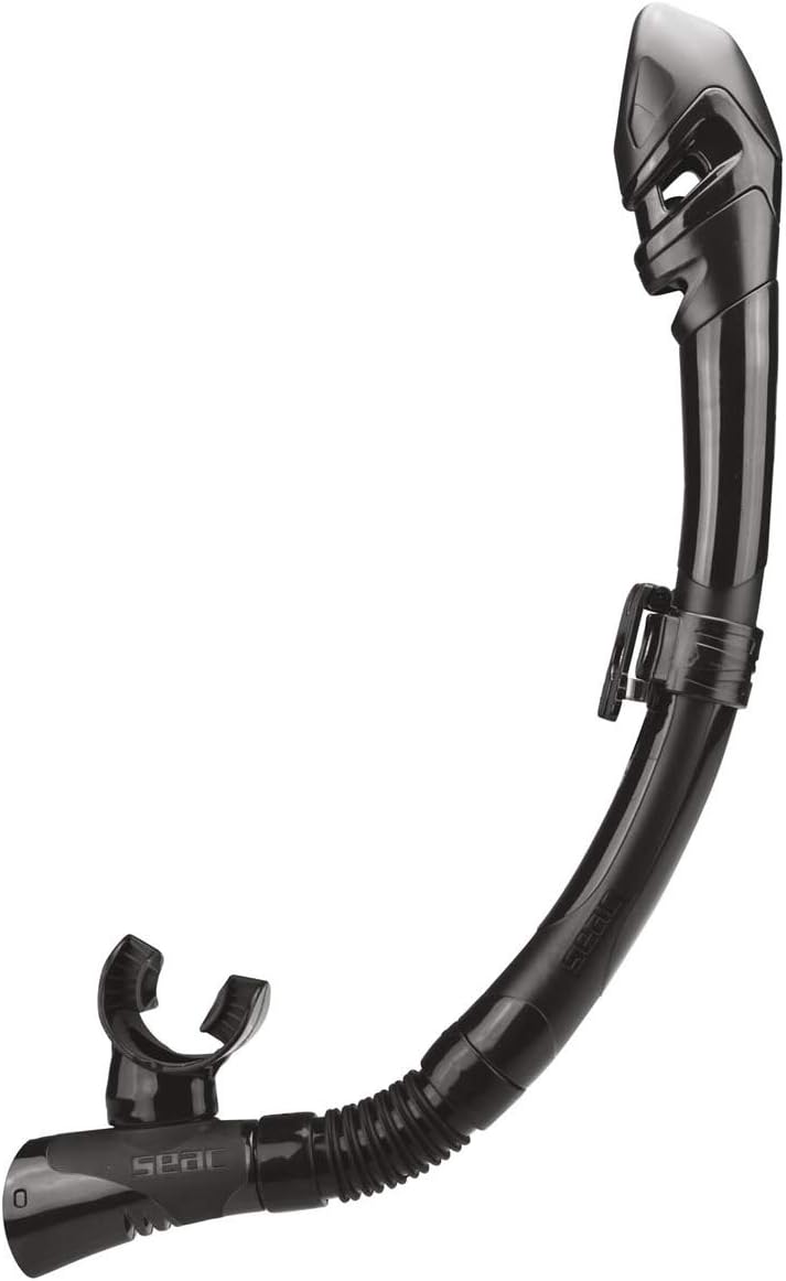 SEAC Fast Dry, Snorkel for Adults with Dry Top and Purge Valve