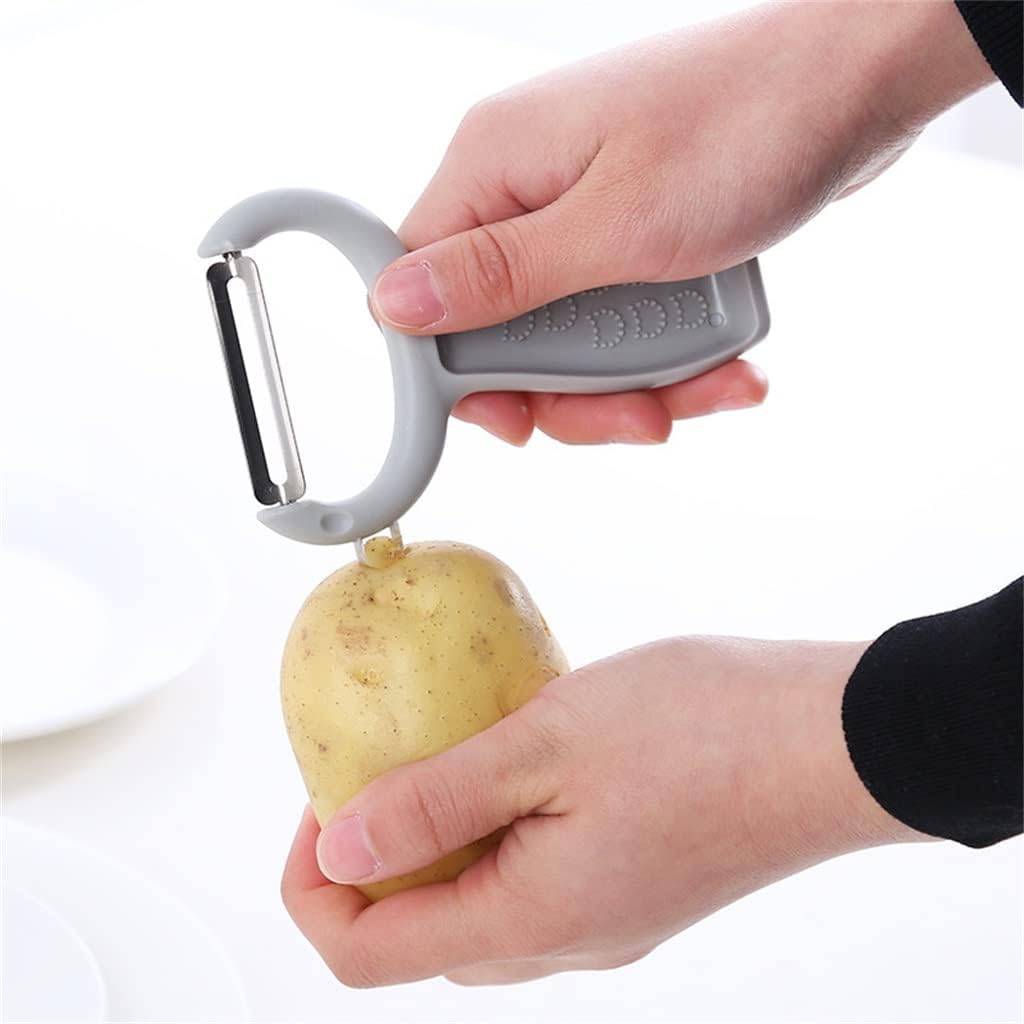 WERTGHJ Fruit and vegetable peeler with lid peeling cucumber carrot potato tool(D)