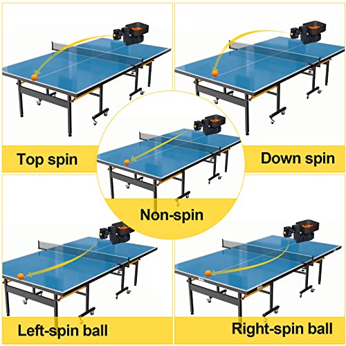 image for ZXMOTO Automatic Ping Pong Robot Table Tennis Trainer with 9 Different