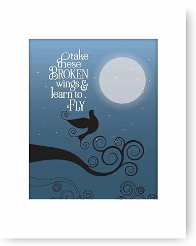 Miniatura 3 de Blackbird Song Lyric - Póster decorativo inspirado en la música rock clásica para habitación de la hija, estético, retro, dormitorio, oficina,