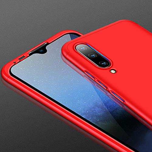 Coque Xiaomi Mi A3 remède anti-rayures housse PC rigide rouge - 6