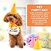 12pcs Mini Party Hats for Stuffed Animals, Felt Cone Hats Dolls Dog Cat Rabbit Puppies Assorted Animal Birthday Party Decorations