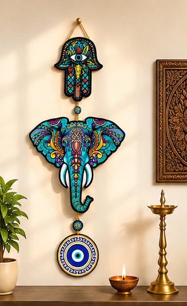 Image of Motivational Quote Wall Hanging for Home Decor | What You Think You Become, What You Feel You Attract, What You Imagine You Create MDF Wooden Wall Art | Office, Living Room & Meditation Decor (WH-19)
