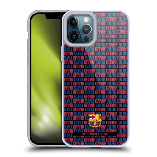 Carcasa TPU iPhone 12 Pro Max FC Barcelona Flexible Antideslizante
