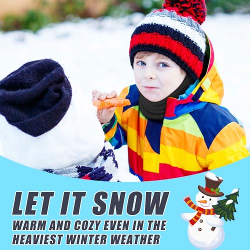 Bencailor 3 Pcs Kids Neck Warmer Winter Knitted Neck Gaiter Kids Infinity Scarf Circle Loop for Toddler Boys Girls4
