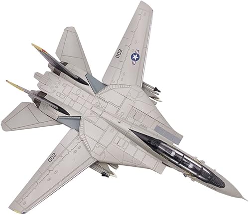 Miniatura 6 de 1/100 US Navy Grumman F-14A Tomcat VF-84 Avión de combate militar de metal fundido a troquel modelo para colección o regalo