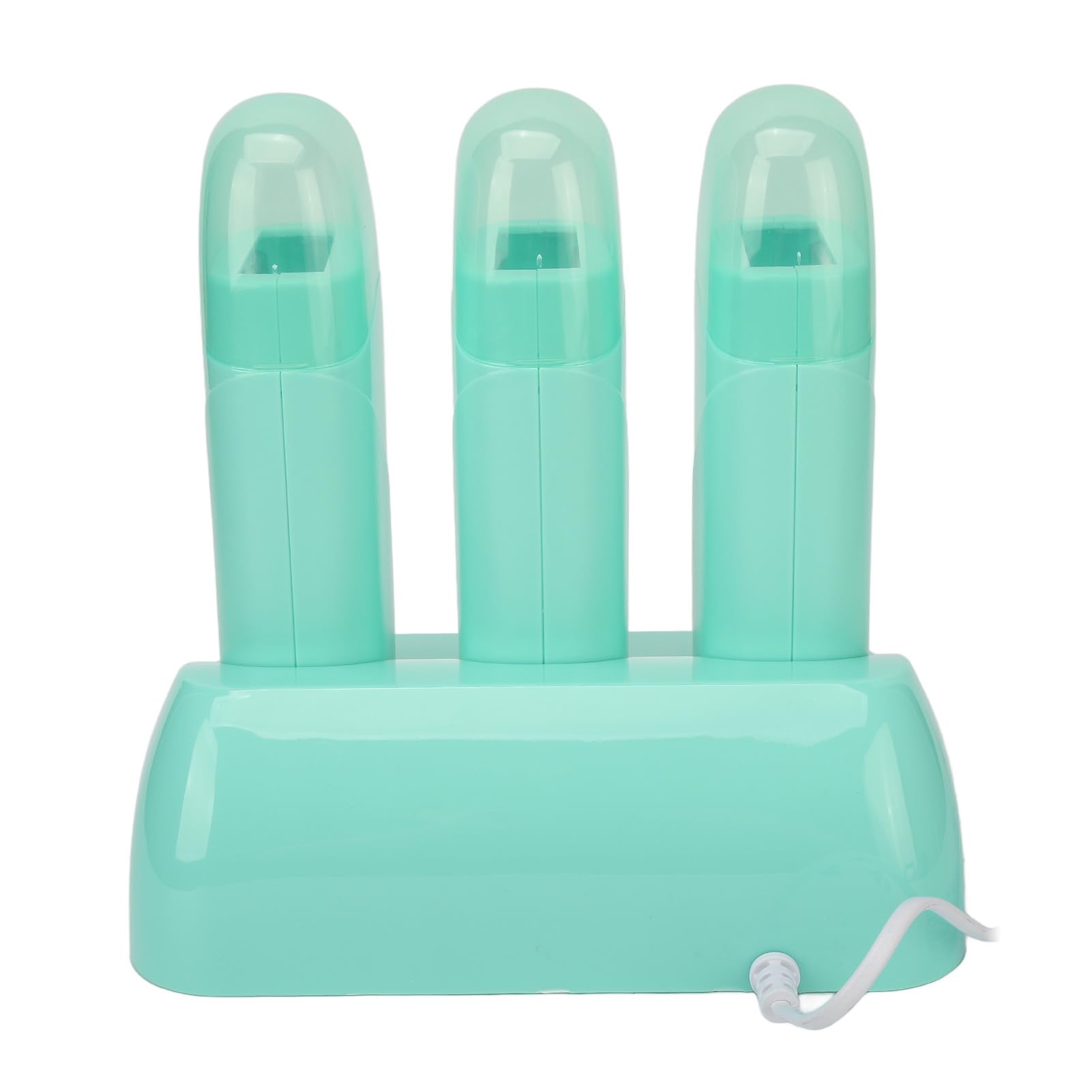 Kit De Cera Roll On De 3 Piezas Con Base, Juego De Calentador De Cera Para Depilación Eléctrica Para Axilas, Piernas Y Brazos, Fusión Rápida(EU)